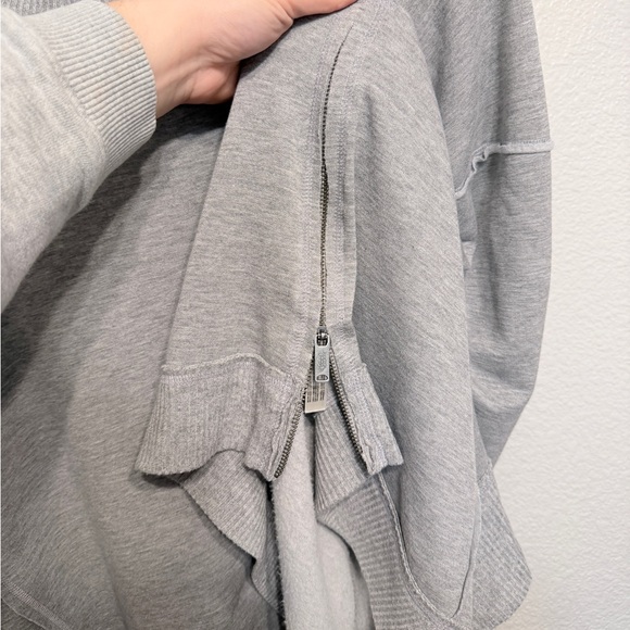 Free People (FP) Movement Sun Seeker Sweatshirt in Heather Gray - Women's M - Picture 9 of 10